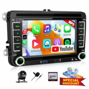 Car Stereo for Volkswagen VW Transporter T5 2010-2015 with Wireless CarPlay Android Auto