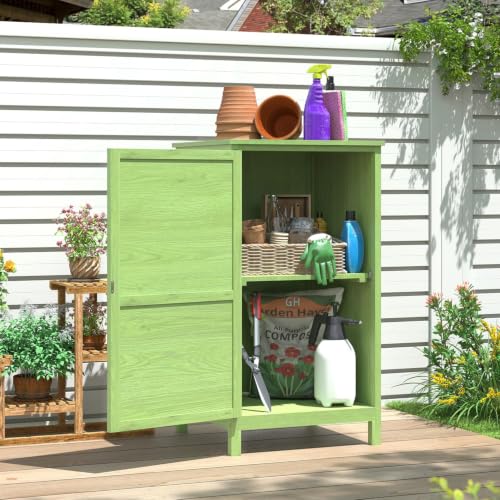 Small Wooden Garden Shed 55 x 54 x 100 cm