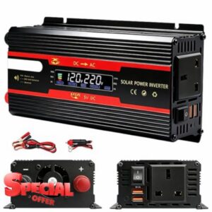 3000W Power Inverter 12V to 240V with LCD Display
