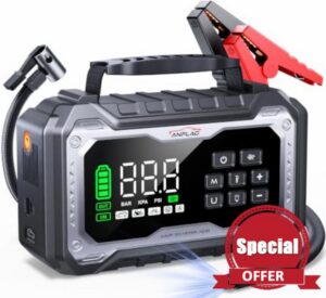 8000A Jump Starter Power Pack with Air Compressor 160PSI & Blower