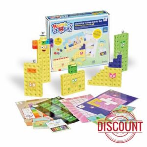 Learning Resources Numberblocks MathLink Cubes 31-40 Activity Set