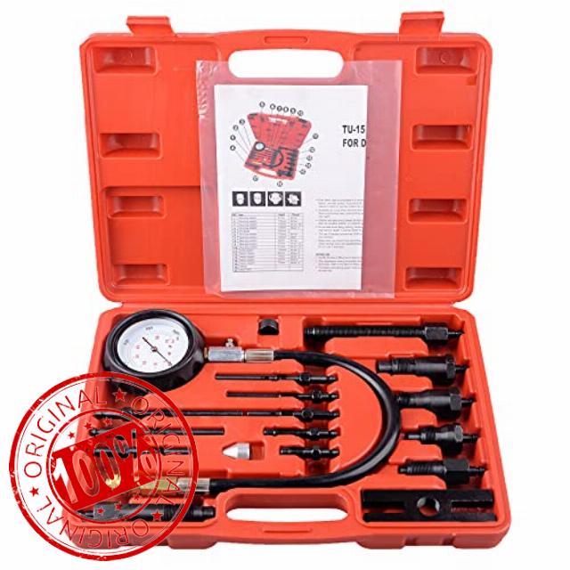 DAYUAN 17 pc Diesel Engine Compression Tester Kit Tool Set Automotive Compresso