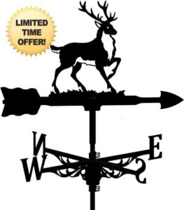 Animals Weather Vane Farm Retro Weather Vane Wind Direction Indicator Wind Direction Indicator Animals Outdoor Ornaments Farm Backyard Lawn Decor(Owl)