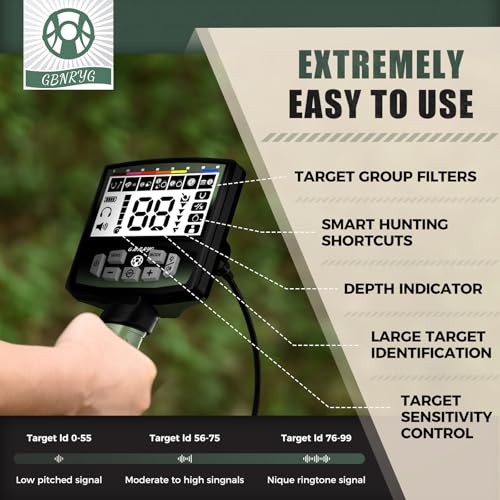 Advanced DSP Chip&High Accuracy System for Beach/Gold Hunting