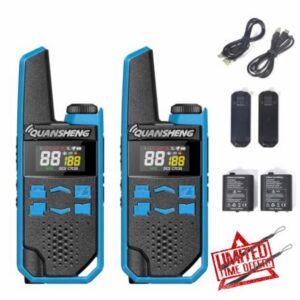 Quansheng TG-FR1 Walkie Talkies 2Pcs PMR446 2 Way Radio                                                          License-free Professional 16 Channels USB charging