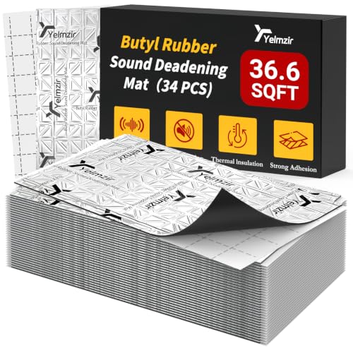 36.6 sqft Butyl Sound Deadener for Car Trunk