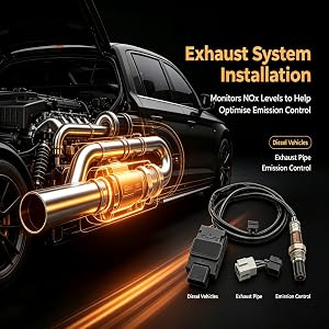 Text reads 'Check Compatibility Before Ordering' and 'Designed for Select Vehicle Models' with illuminated technical diagram showing car chassis components and compatibility checklist.