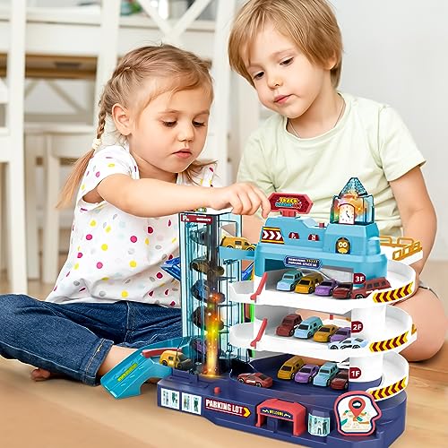 Light & Sound Effects 12 Toy Cars