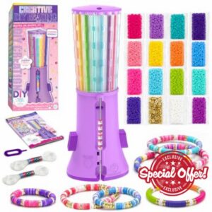 Heishi Bracelet Making Kit with Bead Spinner