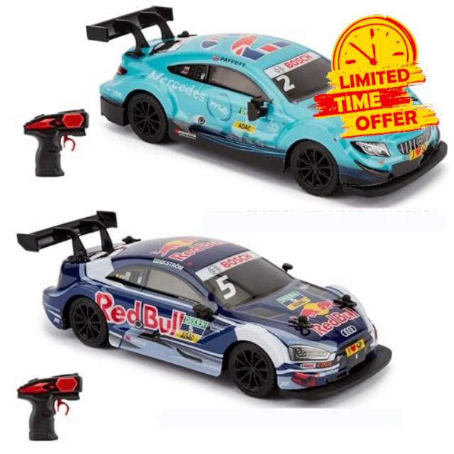 CMJ RC Cars Twin Pack: Officially Licensed Audi RS5 DTM & Mercedes AMG C63 DTM