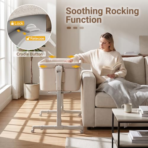 Removable Mattress & Breathable Mesh Sides for Newborns Aged 0-6 Months