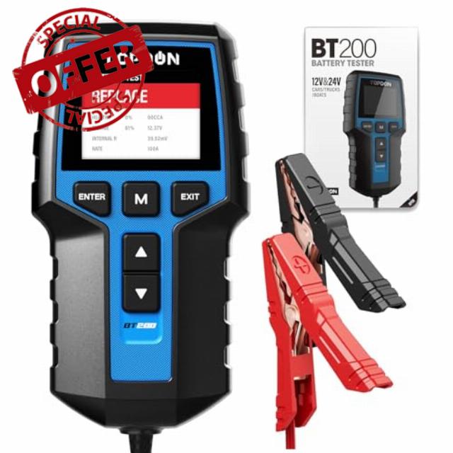TOPDON Car Battery Tester BT200-A