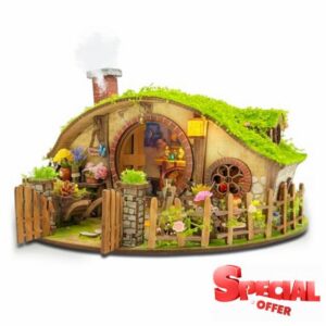 DIY Miniature House & Book Nook Kit