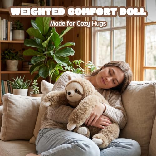 Hugging Pillow for Anxiety Relief & Sleep Support (Sloths