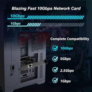 YuanLey 10G Base-T Ethernet Card with Realtek RTL8127AT Conrtoller