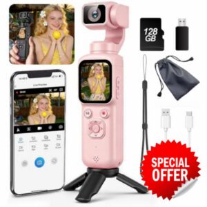 4K Handheld Vlogging Camera with WiFi
