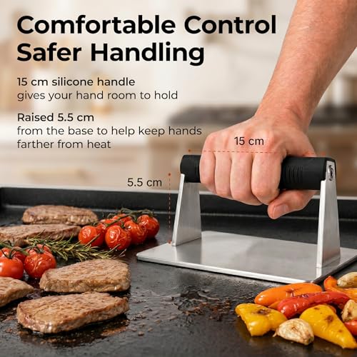 1.13 kg grill press for bacon and panini