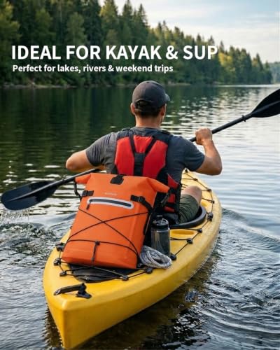 padded straps & waist belt; for kayaking