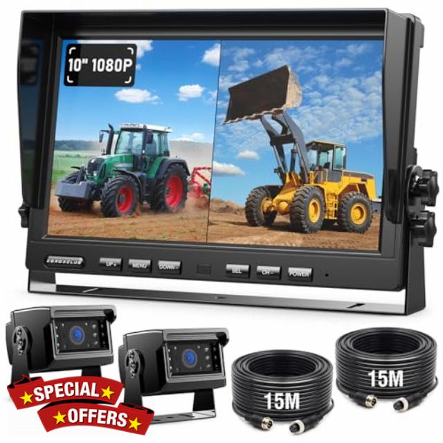 10" HD 1080P Car Reversing Camera Kit