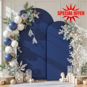 Navy Blue Arch Backdrop Covers - 7.2FT