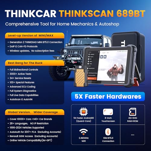 TK689BT Bidirectional Diagnostic Tool | All System Automotive Diagnostics
