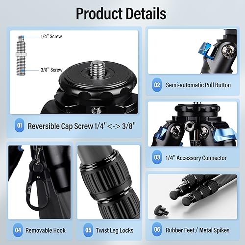 Professional Travel Tripod for Photography