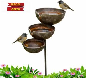 Bronze Rain Catcher Garden Stake