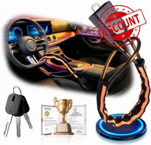 2026 Upgraded NO.1 Steering Wheel Lock - Car Lock Steering Wheel                                                          【Lock and Unlock in 50S】Seat Belt Lock