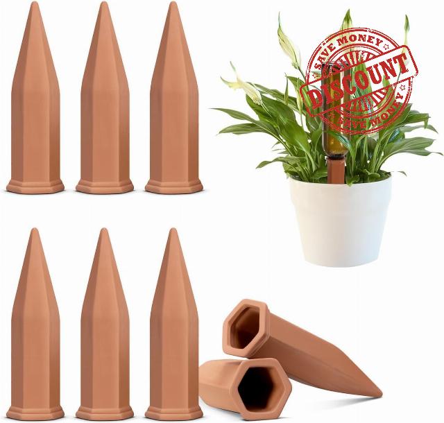 Artiwell Terracotta Watering SpikesPlant Self-Watering Devices