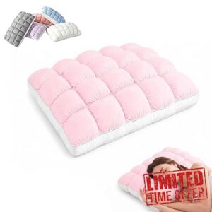 Fluffy Puffgrid Bed Pillow for All Sleepers