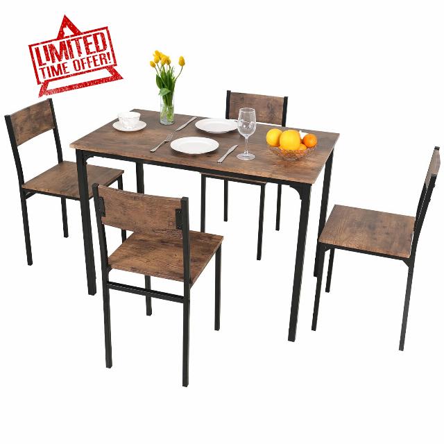 ARTETHYS Dining Table and 4 Chairs