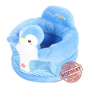 Baby Support Sofa Chair Safe Comfortable Cartoon Infant Plush Seat for Correct Sitting Habits Indoor Outdoor Use (Type 3)