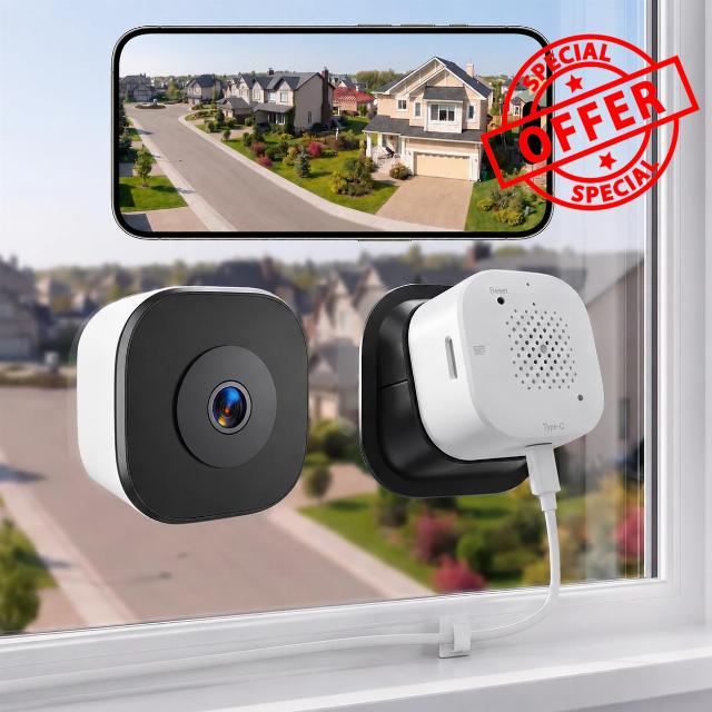 2K SafeView Window Camera Dual Band WiFi Indoor Window Security Camera | 3MP