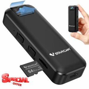 VSTARCAM 2K Body Camera with Audio