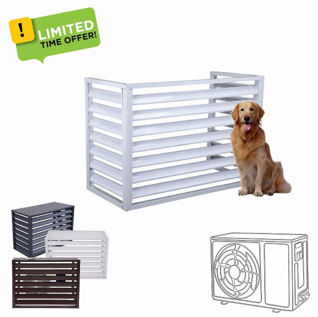 5P large Aluminum Alloy Air Conditioner Cover & Decorative Screen - Outdoor Plant Display Shelf