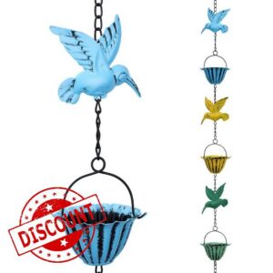 Gugxiom Colored Metal Rain Chain