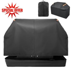 Full Enclosed Barbecue Covers Heavy Duty 600D Oxford - 155x70x130cm | BBQ Cover with Reflective Strips