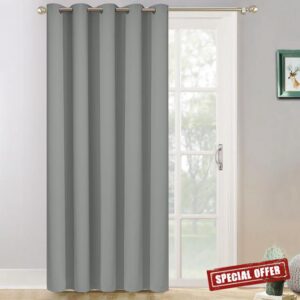 Yakamok Wide Thermal Blackout Patio Door Curtain Panel