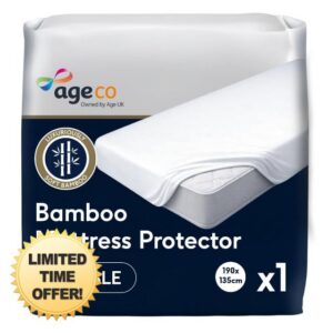 Age UK Bamboo Waterproof Mattress Protector for Incontinence