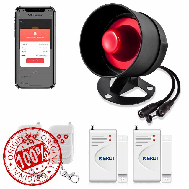 KERUI WIFI Home Shop Security Shed Alarm Garage Alarm System Kit