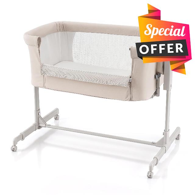 COSTWAY 3-in-1 Baby Crib