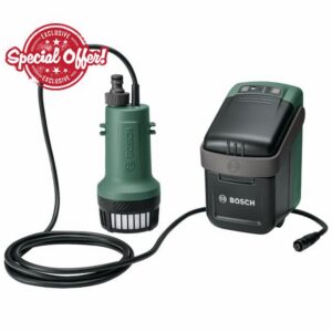 Bosch Cordless Submersible Water Pump GardenPump 18V-2000                                                          Excl. Battery/Charger