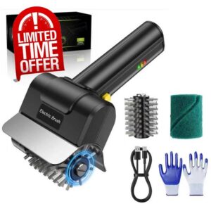 Electric Grill Brush.Cordless BBQ brush