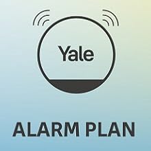 Simple icon of a security camera on yellow background with text 'CAMERA PLAN' underneath in bold lettering.