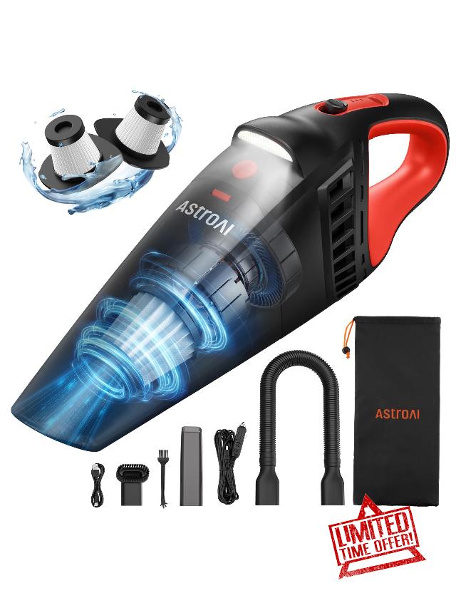 AstroAI Cordless Car Vacuum
