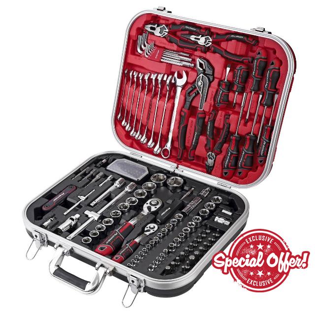 Sealey Mechanic's Tool Kit 144pc - AK7980 - Red