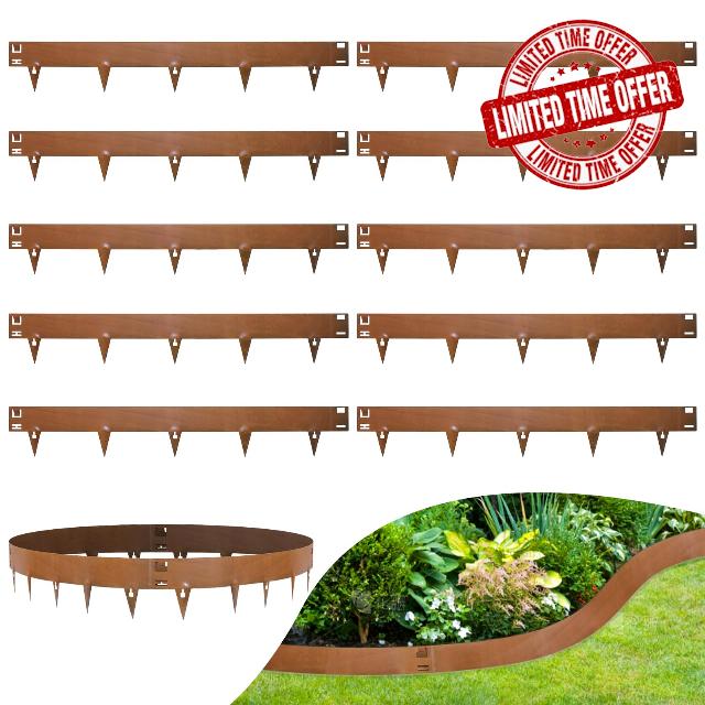 Lawn Garden Edging Border 10PCS