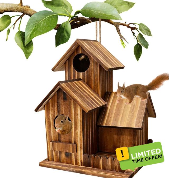 Three-Room Design Wooden Outdoor Food Station