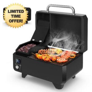 COSTWAY Portable Wood Pellet Grill