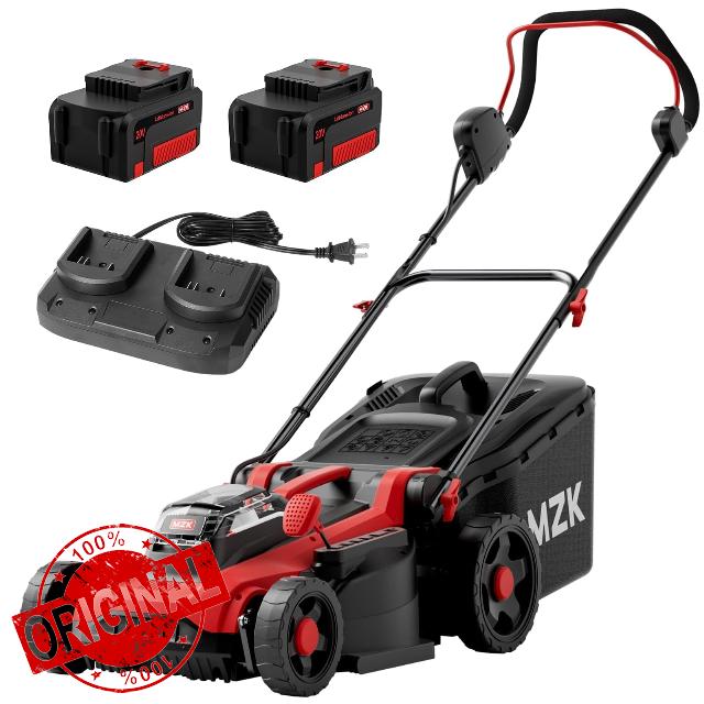 MZK 40V Cordless Lawnmower with Battery and Charger